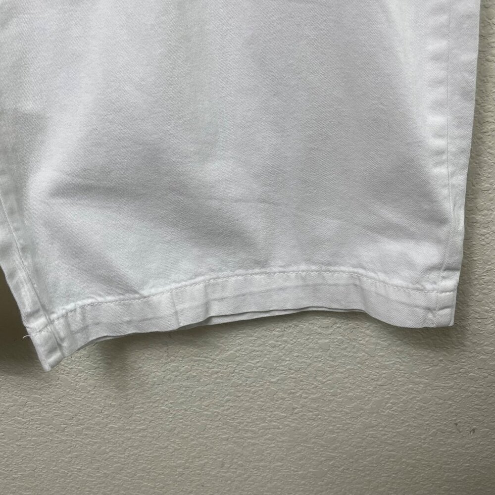 Old Navy Women’s Pants Size 16 White 100% Cotton High Rise Wide Leg Drapey NWT - Picture 7 of 8